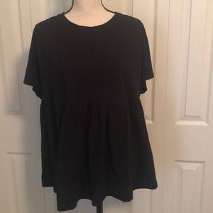 Zara black top, size L